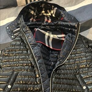 Burberry Black Quilted Jacket